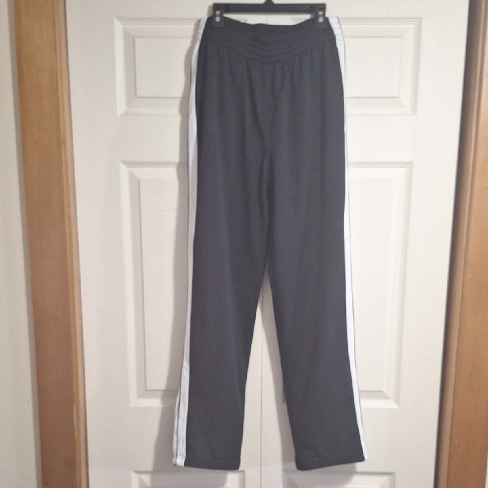 Simply For Sports Lined Drawstring Track Basketball Workout Pants-Black-M